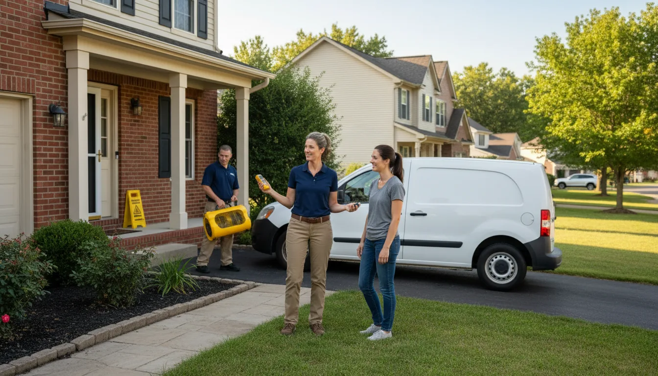 Water restoration image for Water Damage & Restoration Services in Kansas, OH
